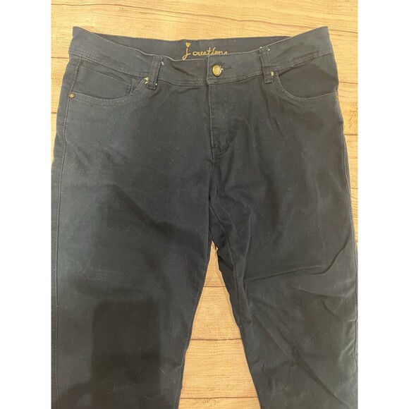 J Ceations Brand Teal Blue Skinny Jeans Denim Pants Size 13/14 - Picture 2 of 8